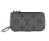 Louis Vuitton Key Pouch, &pound;190, Accessories, Black/Grey, Canvas, Front view